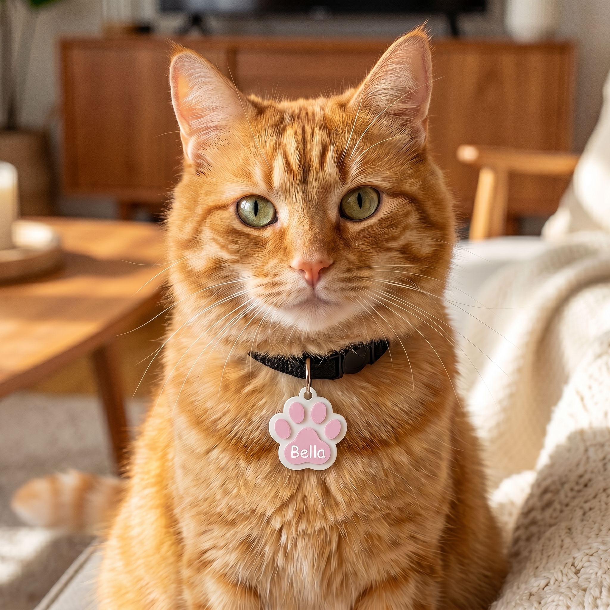 Customizable NFC Pet Tag | Tap to Call Owner