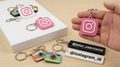 Tap-to-Follow NFC Keychain | Custom Instagram Username | 3D Printed